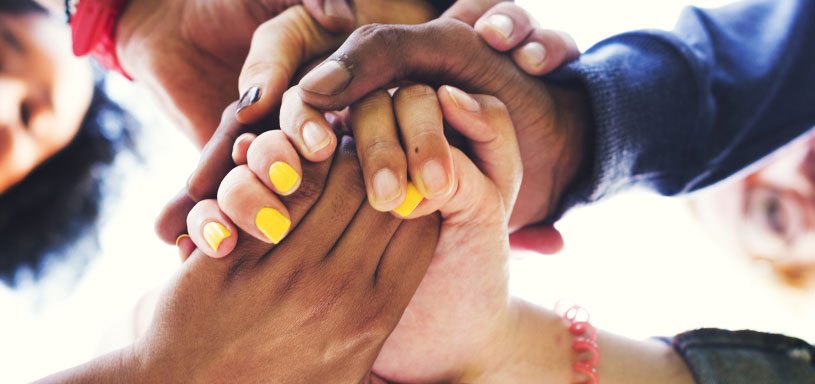 Hands unite