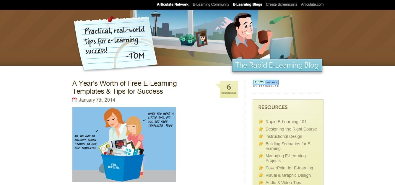 rapid e-learning blog- college online resources