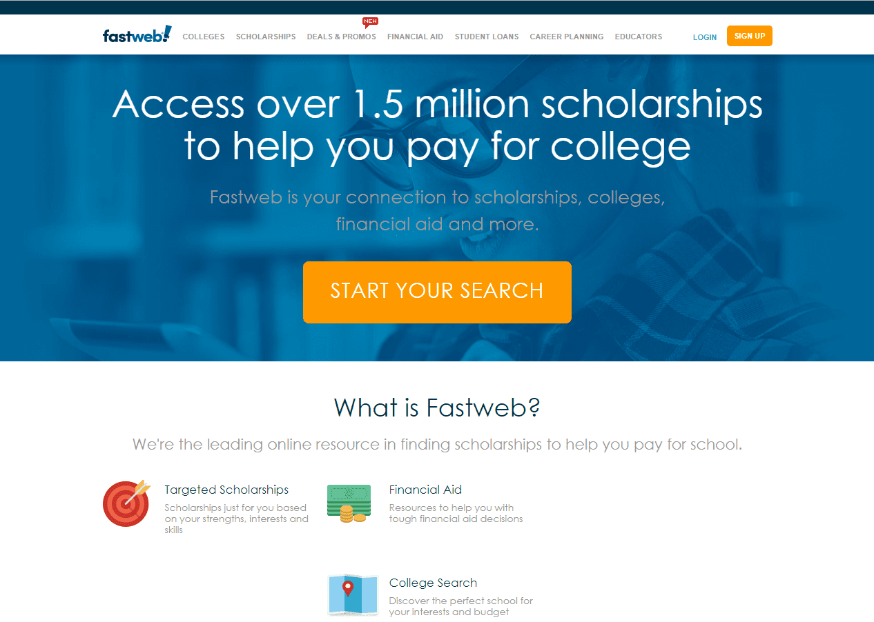 fastweb- college online resources