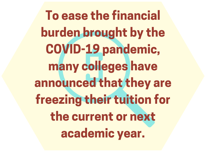 tuition freeze - pandemic