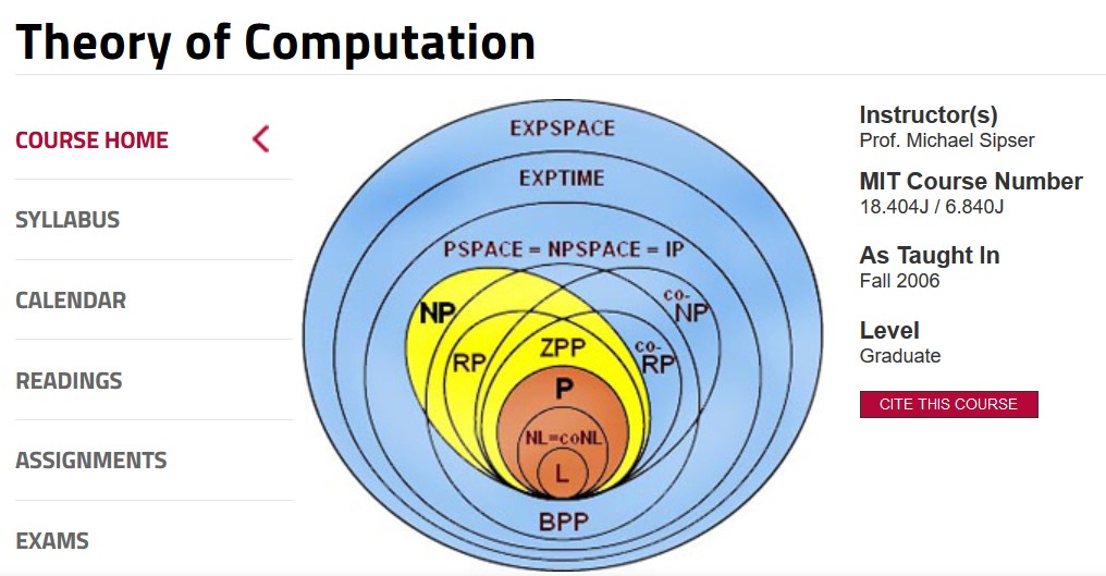 Theory of Computation