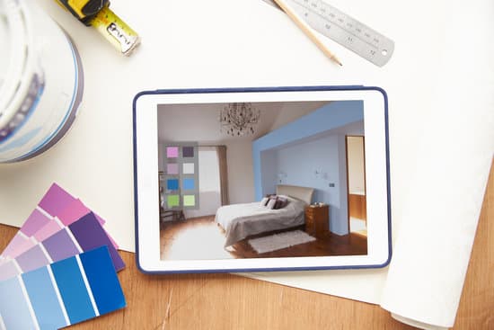 Interior Design Application On Digital Tablet